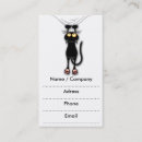 Suche nach schwarze katze visitenkarten Lustig