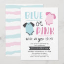 Suche nach gender reveal einladungen Blau oder rosa