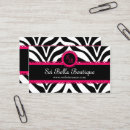 Suche nach monogramm zebra visitenkarten Elegant