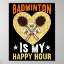 Suche nach glückliche stunde poster Badminton
