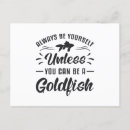 Suche nach goldfisch postkarten Niedlich