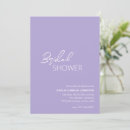 Suche nach lavender bridal shower einladungen Modern