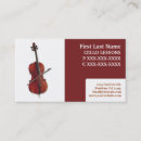 Suche nach cello visitenkarten Musik