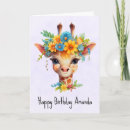 Suche nach zoo geburtstag karten Giraffe