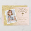 Suche nach erste heilige kommunion laden ein einladungen Elegant