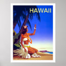Suche nach hawaii mädchen poster Tropisch