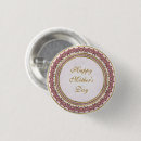 Suche nach der mutter tages buttons Gold