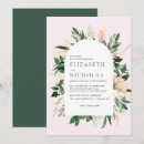 Suche nach floral hochzeits einladungen Aquarellfarben blume