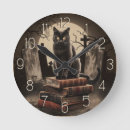 Suche nach halloween katzen wanduhren Fledermäuse