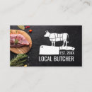 Suche nach steak visitenkarten Metzger