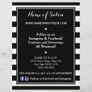 Suche nach schwarz weiß flyer Boutique