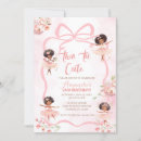 Suche nach niedliche ballerina einladungen Rosa schleife