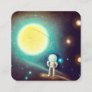 Suche nach astronaut visitenkarten Outer space