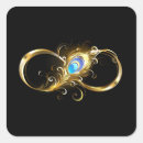 Suche nach unendlichkeit aufkleber Gold