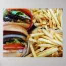 Suche nach pommes frites kunst poster Hamburger