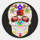 Suche nach mexikanischer zuckerschädel aufkleber Skelett