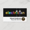 Suche nach glühbirne visitenkarten Elektroingenieur