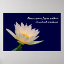 Suche nach innerer frieden poster Blume