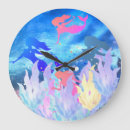 Suche nach mermaid wanduhren Blau