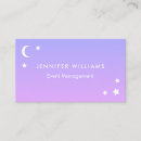 Suche nach mond und sterne visitenkarten Für sie