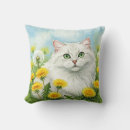Suche nach die weiße katze kissen Blume