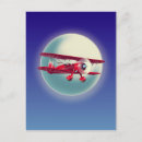 Suche nach rotes flugzeug postkarten Reise