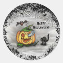 Suche nach glückliches halloween aufkleber Schwarzkatze