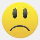 Suche nach trauriges gesicht aufkleber Gelb