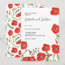 Suche nach rote mohnblumen einladungen Elegant