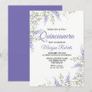 Suche nach lila lavendel einladungen Quinceanera