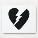 Suche nach herz kunst mousepads Schwarz