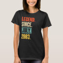 Suche nach 19 jahre alt tshirts 2003