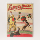 Suche nach vintager zirkus puzzle Chromolithographie