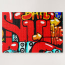 Suche nach graffiti puzzle Blau