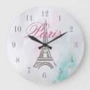 Suche nach eiffel tower wanduhren Girly