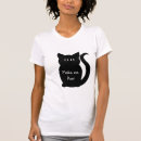 Suche nach silhouette der schwarzen katze tshirts Niedlich