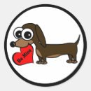 Suche nach glatt runde aufkleber Dachshund