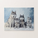 Suche nach siberian husky puzzle Zäh