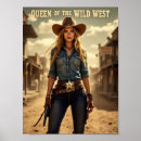 Suche nach wilder westen poster Cowgirl