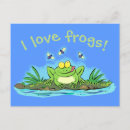 Suche nach frosch cartoon postkarten Amphibien