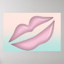 Suche nach schwarze lippen kunst poster Kuss