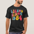 Suche nach legende seit 1984 tshirts Geburtstag