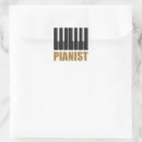 Suche nach pianist aufkleber Typografie