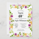 Suche nach 80 mit blumen geburtstag einladungen Lila