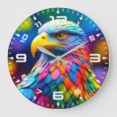 Suche nach regenbogenfarben wanduhren Mehrfarbig