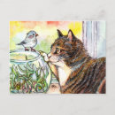 Suche nach katze im fenster postkarten Natur