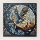 Suche nach eule puzzle Collage