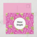 Suche nach rosa diamanten postkarten Schick