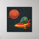 Suche nach astronauten leinwandbilder Planet