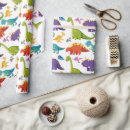 Suche nach dinosaurier für kinder geschenkpapier Farbig